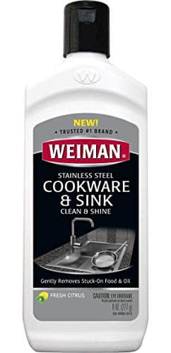 Weiman Stainless Steel Sink and Pots & Pans Cleaner and Polish - Image 2